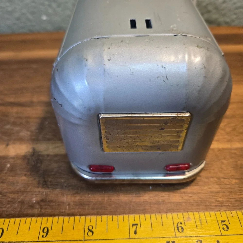 Rare Vintage Tin Bandai Air Stream Camper Trailer 1959? For parts/repair